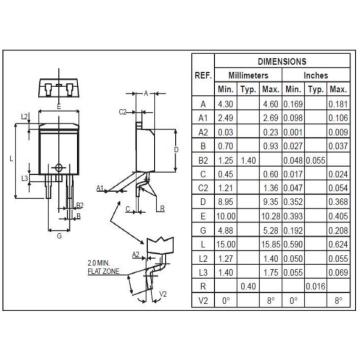 TO-263 BT139B-600E On-state RMS current to 16A Triac