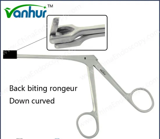 ENT Sinuscopy Instruments Back Biting Rongeur Forceps