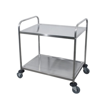 Stainless Steel Kitchen Trolley for Restaurant Food Service Cleaning