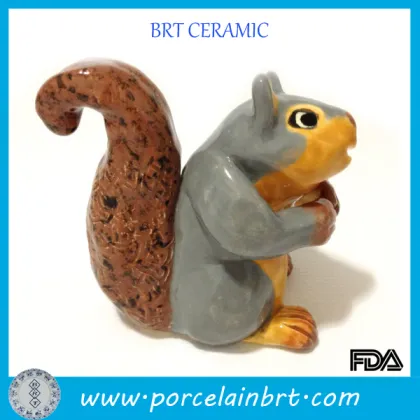 Appealing squirrel garden fairy statues