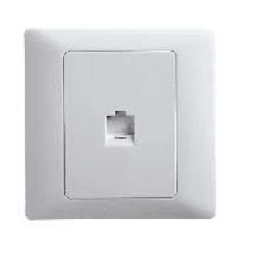 1-gang 4-core Telephone Socket, impact and temperature resistances