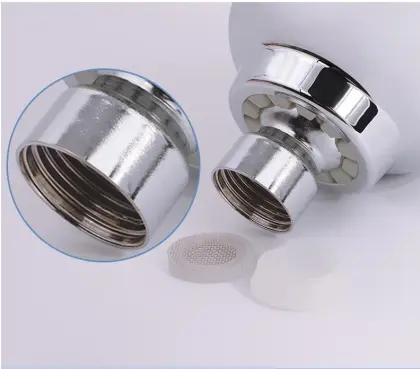 ABS Compact Multi-Mode 5-Speed Adjustable Supercharged Shower Head for Public Bathhouses