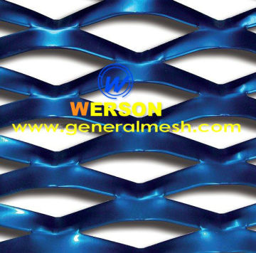 general mesh expanded metal radiator grille-powder coated