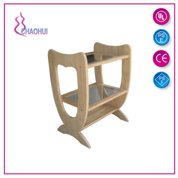 Beauty Salon Cheap Wood Trolley