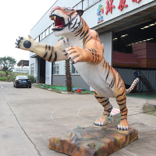 Realistic Animatronic Animals Tiger for Outdoor Display