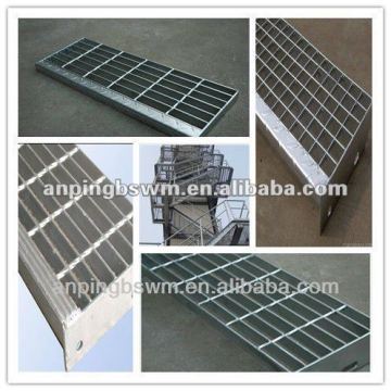 galvanized steel stairway
