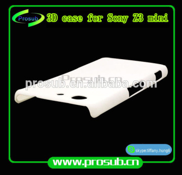 3d sublimation diy blank cell phone case cover skin for SFP- S Z3 compact
