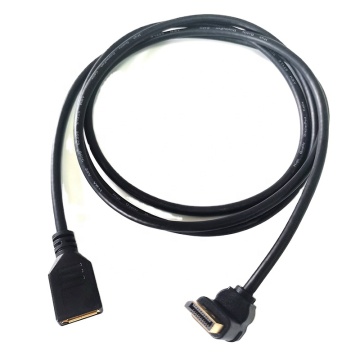 Gold Plated 90 Degree DP to DP Cable 1.8m - Supports 4K/8K for TV, PC, MacBook, HDTV, Projector