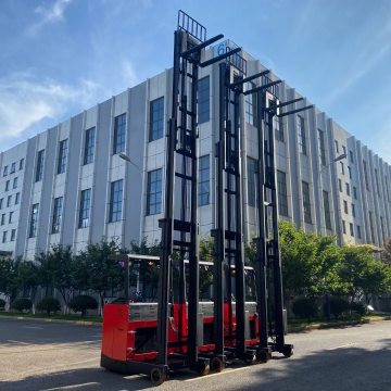 Electric Reach Truck | Hydraulic Stacker Lift 1T 1.5T 2T 3T Stand-Up Reach Truck