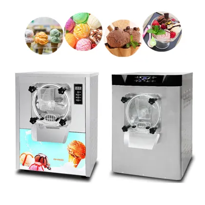 Desktop Small Italian Turkish Hard Ice Cream Machine for Haagen Dazs Spherical Ice Cream Balls