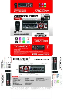 7388ic car-mp3-player-fm audio car with fm remote control