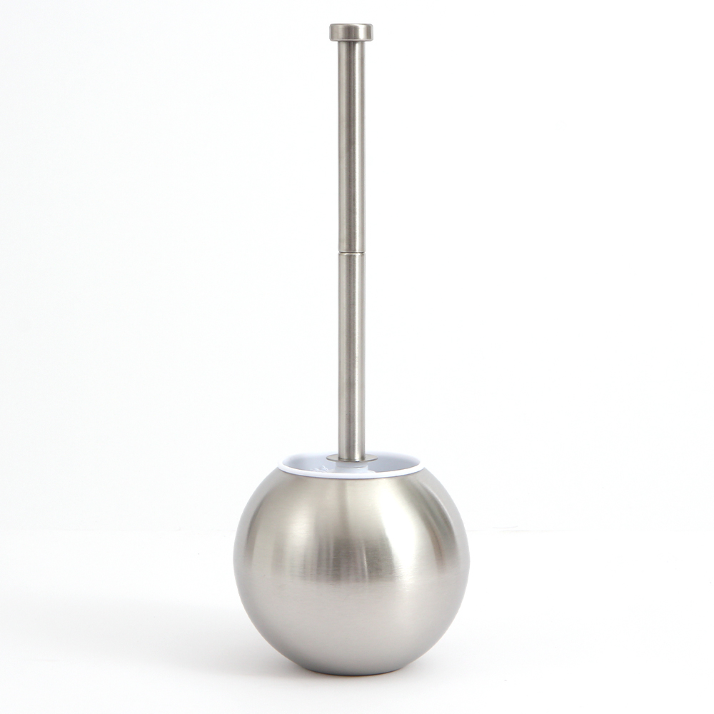  silver toilet brush