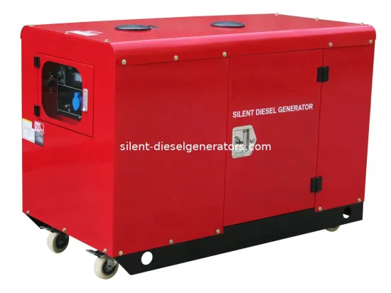 11kw 240v Silent Air-cooled Diesel Engine Generator Set, Twin-cylinder