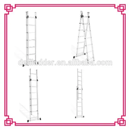 aluminum long ladder,single straight ladder,double ladder,combination aluminum ladder ,industrial ladders