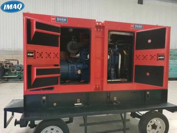 Yuchai 50kW mobile trailer silent diesel generator set