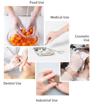Single Use Gloves Safety Protective Clear Vinyl Glove
