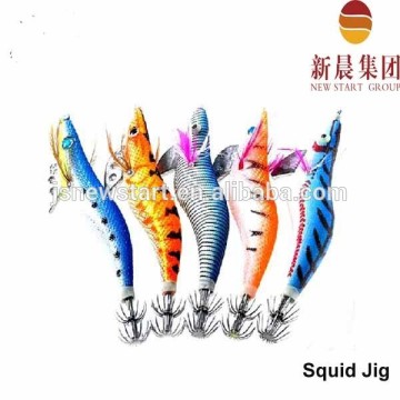11cm 14g 3.0# squi jig with colth wraped for fishing