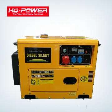 Portable quiet 5kv diesel generator