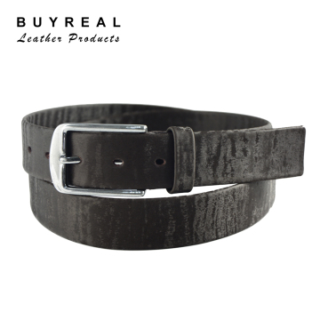 Classic Fashion Belt Genuine Leather Belt with Two Stitching Line