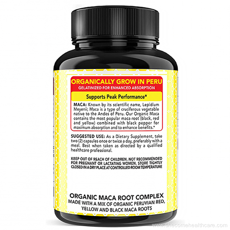 maca extract supplement Assists with Stress maca capsules