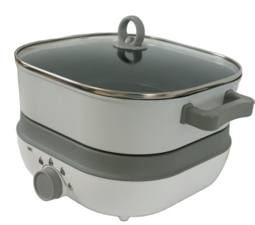 High Quality 25CM Non Stick Electric Multifunction Deep Dish Square Aluminum Pizza Pan