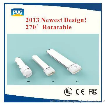 CE UL LED GU24 PLC led lamp 7W gu24 base led downlight