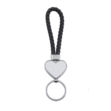 Subbank Hot Sale: Custom Sublimation Braided PU Rope Keychain