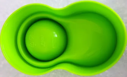 Anti-Ant Plastic Pet Bowl - Blue