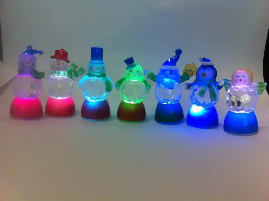 35CM LED Angular Ball Body Snowman Lamp