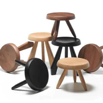 Modern Charlotte Perriand Tabouret Meribel Stool