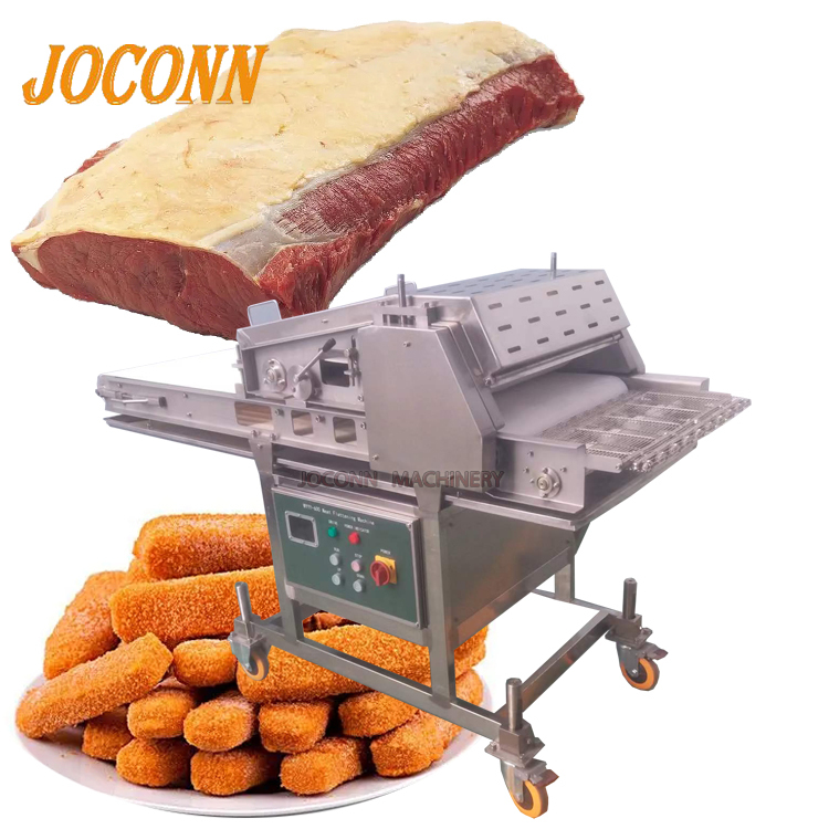 600mm Belt Type Pressing Flattening Machine for Poultry, Beef, Pork Meat Slices