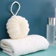 1Pcs White Brush Body Sponge Brush Bath Sponge Body Exfoliator Tools 50g Bath Shower Body Scrubber Easy To Clean PE Bath Ball