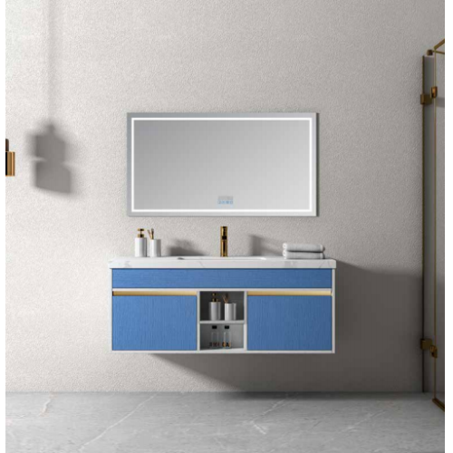 Aluminium bathroom wall cabinet with colors