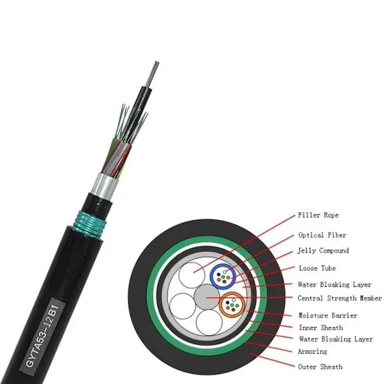 Stranded GYTA53 Fiber Optic Cable