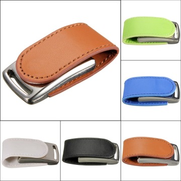 New 2016 Factory Customized Bulk cheap popular style leather materlai flash drive usb