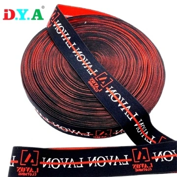 Polyester nylon Custom Color Shiny Elastic Binding Tape , Elastic bra straps