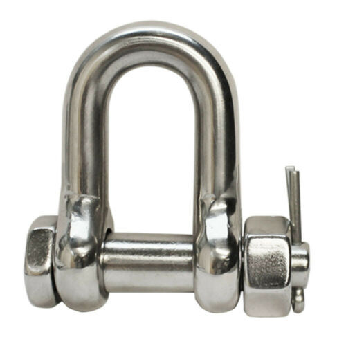 Stainless Steel D Shackle With Bolt