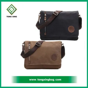 New Fashion Custom Canvas Laptop Messenger Shoulder Satchel Bags for Men