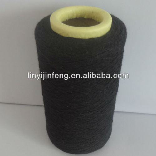 Black cotton yarn combed cotton yarn Ne80/2 for the working safety gloves