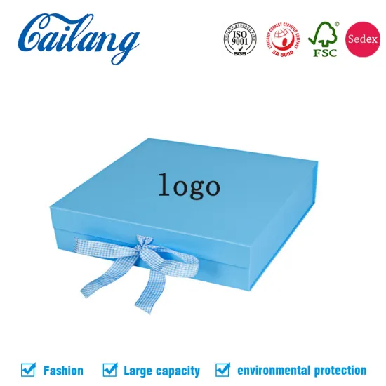 High End Clothing Box With Ribbon Tied
