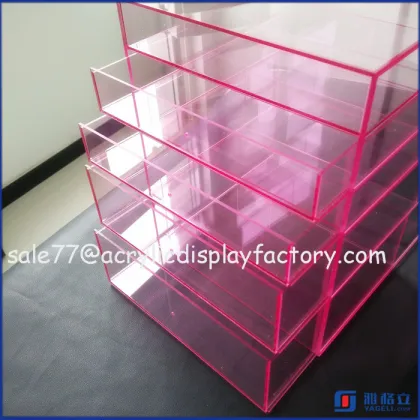 Wholesale morden custom acrylic makeup organizer /original mac cosmetics display