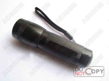 100 Lumen Mini Led Flashlight With White Led, 3xaaa Battery 50g 1.5v Hard Anodization Led Flashlight