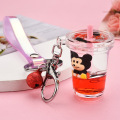 Kitty Cat Liquid Keychain