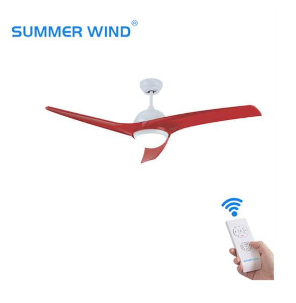 52 inch AC motor red color ceiling fan