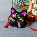 Máscara facial de gato pintado de borboleta peixinho dourado