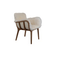 Kago Fur Easy Dining Chair