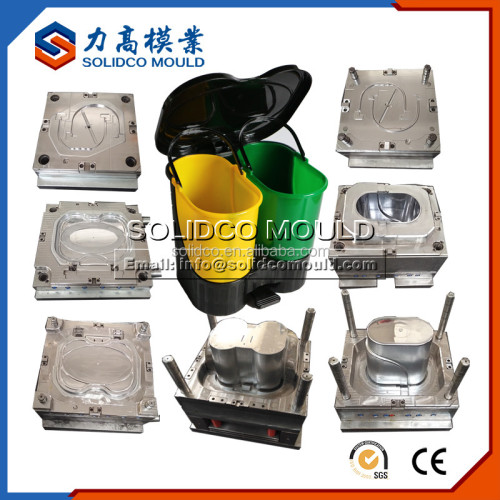 Plastic high quality muilt sizes garbage bin mould