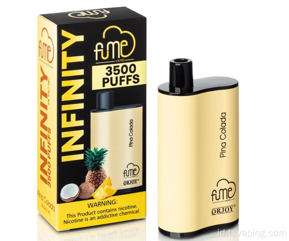 Penjual 3500 Puff Disposable Fume Infinity Vape Pen