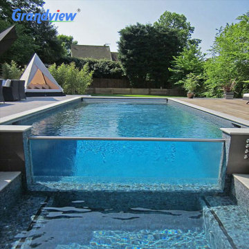 80 Hoja acrílica gruesa y transparente para la ventana de la piscina