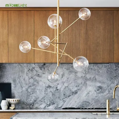 Postmodern Gallotti & Radice Bolle Chandelier in Hotel Restaurant Living Room Bedroom